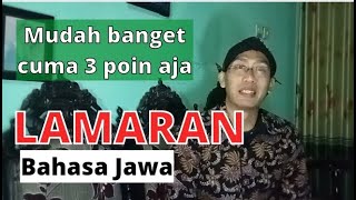 Hal penting dalam lamaran bahasa jawa