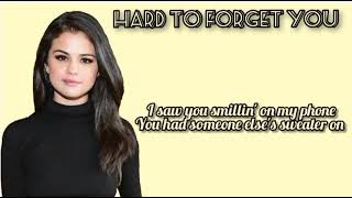 Selena Gomez & Shawn Mendes - hard to forget you (lyrics)