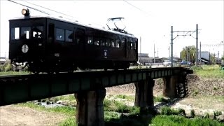 [FHD]上毛電鉄・上毛線 ：樋越～大胡駅間、デハ101×荒砥川橋梁/走行シーン。