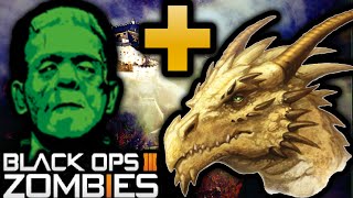 (Theory) "DER EISENDRACHEN" DRAGON & FRANKENSTEIN BOSS! (COD Black Ops 3 ZOMBIES DLC 1 AWAKENING)