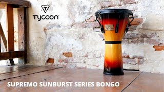 Supremo Sunburst Series Djembe (TJS-72 B SB)