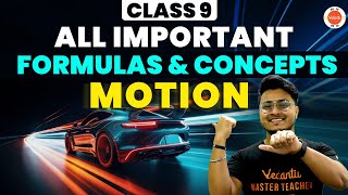 Class 9 Motion Chapter All Formulas & Concepts in 30 mins One Shot | CBSE Class 9 Physics Chapter 1