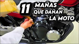 11 Malos Hábitos Que Dañan Toda Nuestra Moto