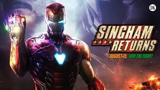 Singham Returns - Trailer || Iron Man Version || Avengers