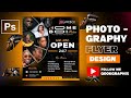 How to design a photography flyer in Photoshop