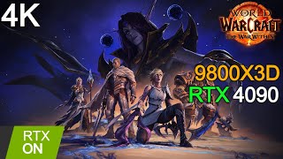 9800X3D/RTX4090 World of Warcraft 4K test