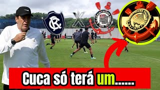 💣O Corinthians começou a se preparar para enfrentar o Remo, e o técnico Cuca terá apenas um .....💣