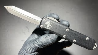 MICROTECH UTX-85 SPARTAN APOCALYPTIC 230-10AP ยืม พกง่ายเปิดสบาย ใบเหลี่ยม