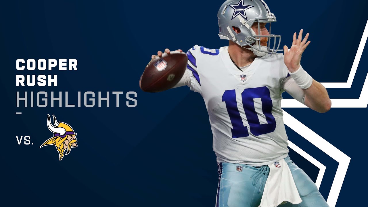 Cooper Rush Highlights From Week 8 | Dallas Cowboys - YouTube