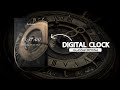 Glassmorphism Digital Clock | HTML , CSS and JavaScript