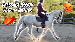 Dressage lesson with FEI 4* eventer Lily Wickenden