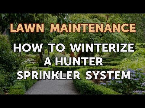 How To Winterize A Hunter Sprinkler System - YouTube