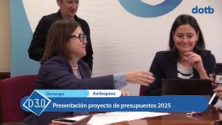 #dotb Propuesta Presupuestos Durango 2025