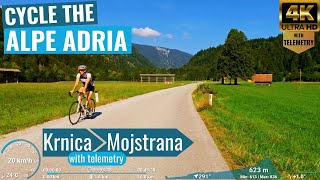 Alpe Adria Excursion: Krnica to Mojstrana - Indoor Cycling Video with telemetry