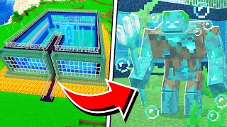 How to Make a MUTANT DROWNED FARM in Minecraft! (Pocket Edition, PS4, Switch, Xb
