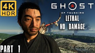 Ghost of Tsushima Walkthrough | Part 1 | Lethal No Damage | Prologue