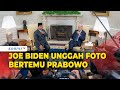 Joe Biden Unggah Foto Bertemu Prabowo Subianto di Gedung Putih