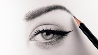 How to Draw Realistic Eyebrows - narrated