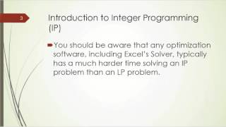 PMS6.0-Intro to Integer Programming