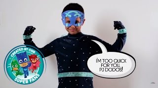 DIY Halloween Costume for PJ Masks villain NIGHT NINJA!!