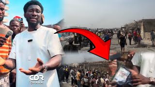 MUST WATCH!! Nana Kwame Bediako donate 50,000 to Kantamanto  trader after the f!re out brake