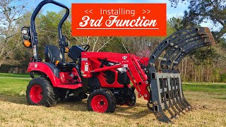 TYM T224 Tractor Third Function kit install