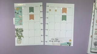 March 2025 Plan with me in mini Happy Planner