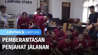 Belasan Begal dan Pencuri Motor Diringkus | Liputan 6 Lampung