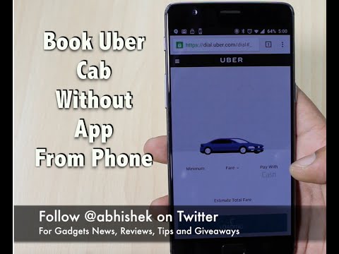 Tech Tip, Book Uber Cab Without App in India | Gadgets To Use Tech Tip, Book Uber Cab Without App in India | Gadgets To Use