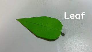 【折り紙・origami】葉っぱ　Leaf