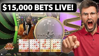 CRAZY BALLS ACTION - NEW CASINO GAME - $15,000 BETS LIVE!