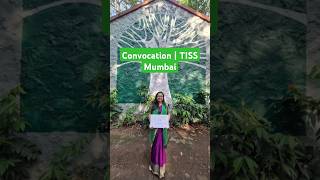 Convocation 2024 |TISS Mumbai #graduate  #mumbai #college  #shorts