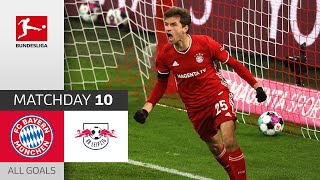 Incredible match at top of the table! | Bayern - Leipzig | 3-3 | All Goals | MD 10 – BL 2020/21