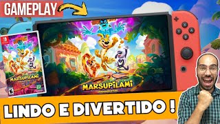 CONFERINDO A GAMEPLAY DE MARSUPILAMI HOOBADVENTURE PARA NINTENDO SWITCH OLED E LITE !