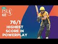 Highest Score In Powerplay | Karachi Kings vs Peshawar Zalmi | Match 24 | HBL PSL 6 | MG2T