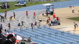 Kamryn Mcclellan HTH 100m Hurdle Prelim @ 2024 AAU Junior Olympic Games