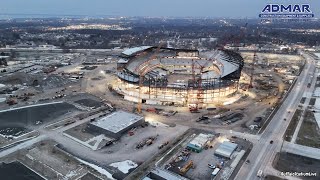 NFLs Buffalo Bills New Stadium Drone Update January 10th , 2025