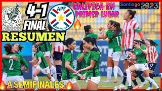 México Femenil vs Paraguay Femenil 🔥 RESUMEN 🔵 Juegos Panamericanos 28.10.2023 Final 🇲🇽4-1🇵🇾