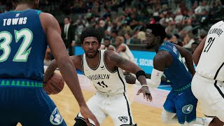Brooklyn Nets vs Minnesota Timberwolves | NBA Today 1/22/2022 Full Game Highlights - (NBA 2K22)
