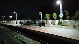 On-board 17643 Circar Express Entering Nellore| Racing towards kakinada|