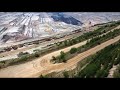 4k drone tagebau hambach germany largest surface mine in western europe