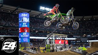 Did Haiden Deegan cause Cameron McAdoo's crash in Anaheim 1? | Title 24 | Motorsports on NBC