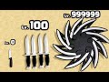 Upgrading The SHARPEST KNIFE to MAX LEVEL