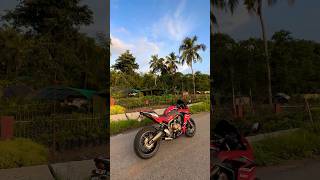 CBR650F ❤️ AKRAPOVIC IDLE START SOUND 👌🏻🔥 NATURE 🌍