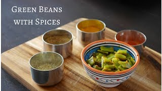 Green Beans Recipe with Spices | Flat Beans Indian Style