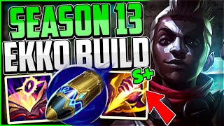 How to Play Ekko Jungle \u0026 CARRY for BEGINNERS + Best Build/Runes Season 13 - League of Legends