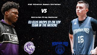 "Its gonna be a long day for you." Eli Ellis drops 31 on Top Ranked Team | Moravian vs Winston Salem