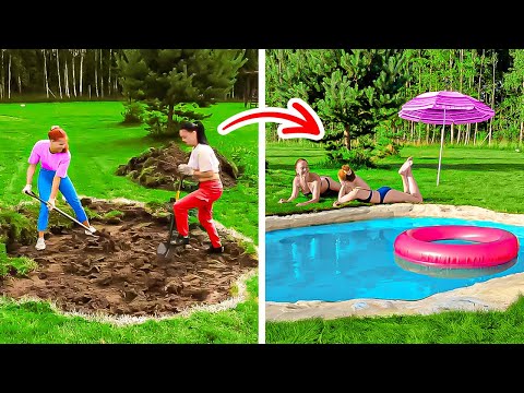 Simple and inexpensive DIY swimming pool