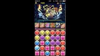 パズドラ【降臨チャレンジ　黄泉神、超地獄級】光カーリーPT