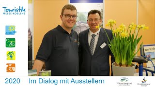 Touristikmesse Koblenz –  Im Dialog mit Aussteller – Draisinentour Pfälzer Bergland